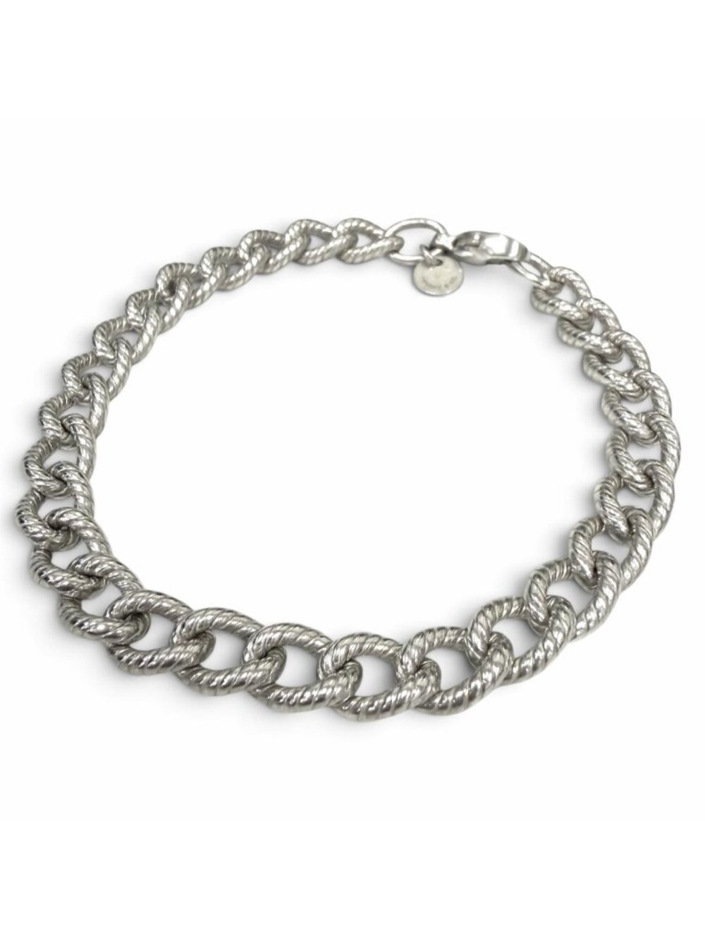 Tiffany & Co Vintage 925 Twisted Rope Bracelet Silver